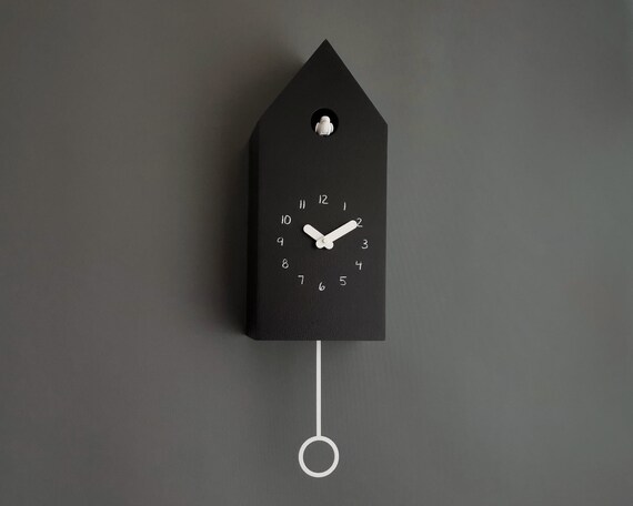 Cuckoo Clock GSD04SBYR Black With White Accessories - Etsy