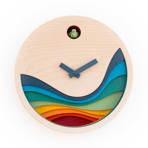 Modern Cuckoo Clock - Multi Colored
