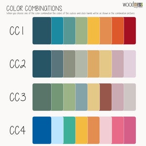 Cci Color Unique Modern Cuckoo Clock With Stand - Multi Colored - Handmade ...