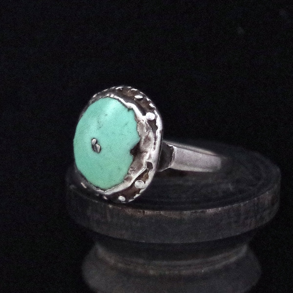 TURQUOISE SAUDIENNE *** bague ancienne en argent & turquoise, Arabie Saoudite, Nadj, Bédouin, ethnique, Yémen, Oman, Arabe, unisexe, nomade