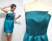 Vintage strapless dress
