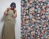 Vintage maxi floral dress