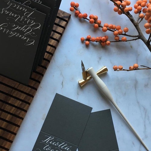 Space Saving Wooden Envelope Drying Rack to Prevent Ink From Etsy