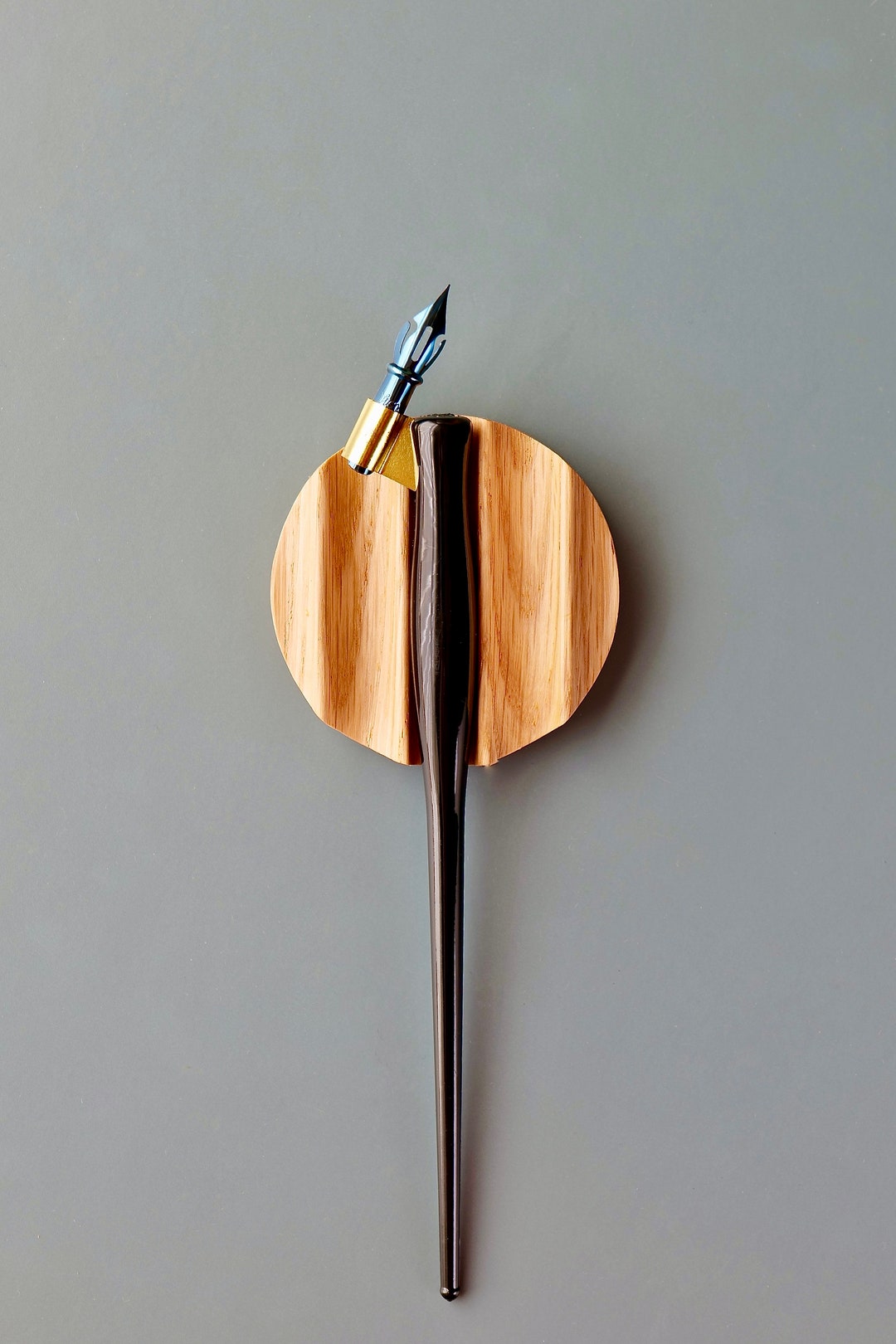Handcrafted Wooden Pen Rest: Minimalist Desk Accessory - Etsy