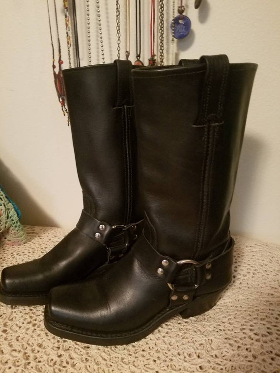 frye black boots sale