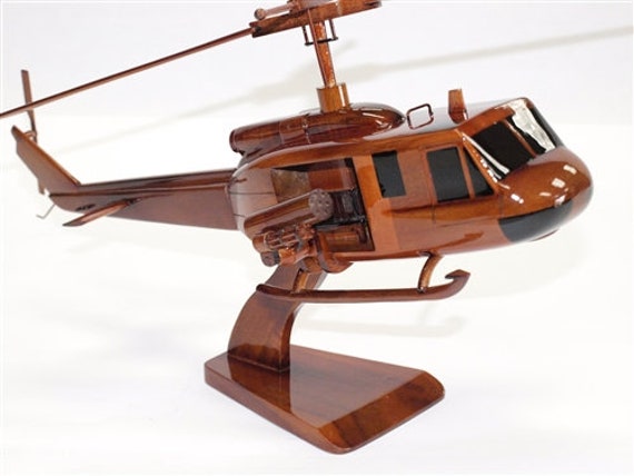 Réplica De EscritorioModelo Huey Madera Uh GunshipHelicóptero 1 MaderaMilitarRegalo xrdCBeoW