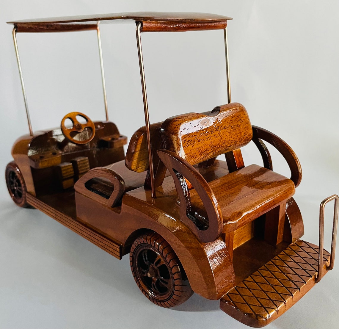 Golf Cart Wood Gift Golf Gift Wood Replica Golf Lover Etsy