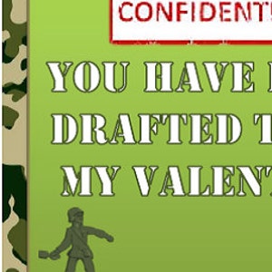 Army Valentine&#39;s Day Cards