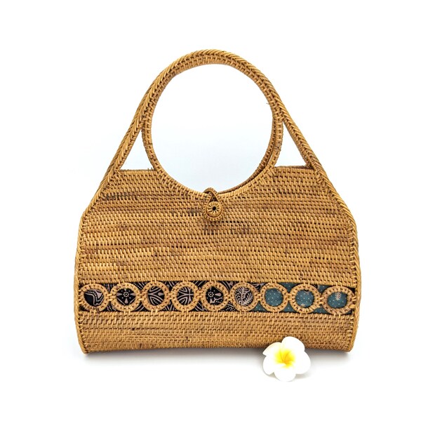 Natural Straw Handbag