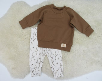 Plain mocca brown sweater