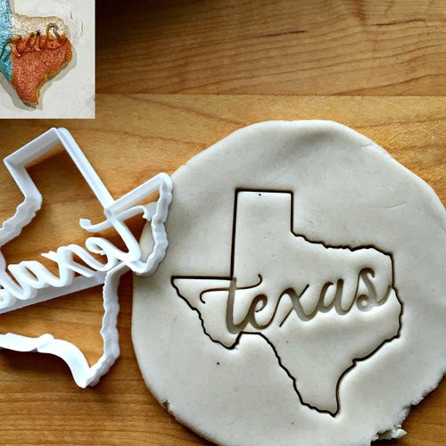 Set of FOUR State of Texas Cookie and Fondant Cutters TEXAS Etsy