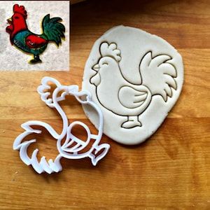 Rooster HenChicken Roo Cookie Cutter in Multiple Sizes