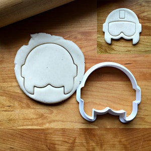 Flight Helmet Cookie Cutter in Multiple Sizes