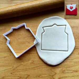Open Letter in Envelope Cookie  Cutter in Multiple Sizes