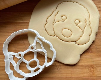 Mini Sheepadoodle Dog Cookie  Cutter in Multiple Sizes