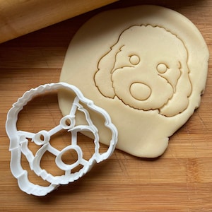Mini Sheepadoodle Dog Cookie  Cutter in Multiple Sizes