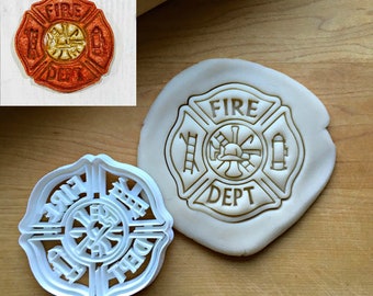 Firefighter Maltese Cross Cookie Cutter