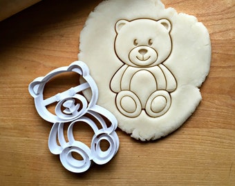 Teddy Bear Cookie  Cutter in Multiple Sizes