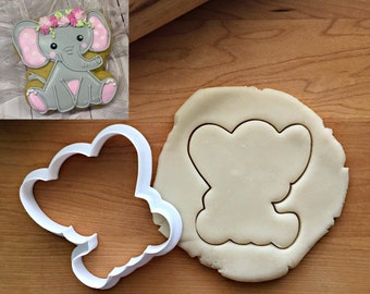 Baby Elephant Cookie  Cutter in Multiple Sizes