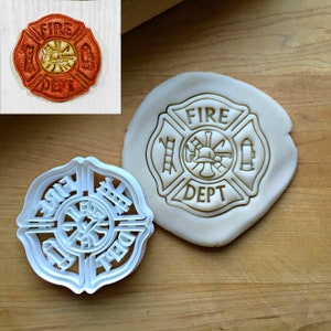 Firefighter Maltese Cross Cookie Cutter