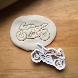 Sport Motorcycle Cookie Cutter in Multiple Sizes