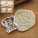 Baby Elephant Cookie Cutter/Multi-Size/Dishwasher Safe Available 