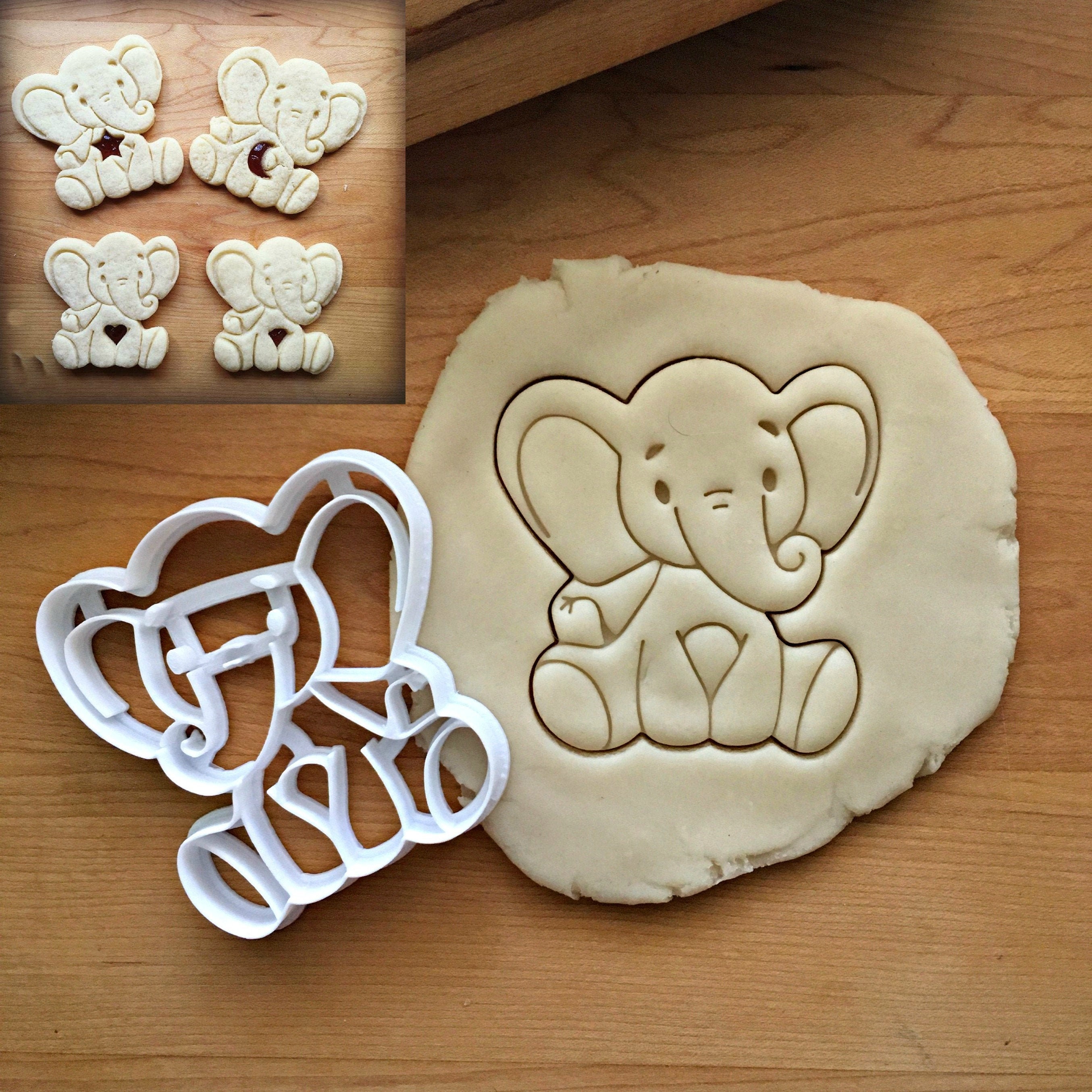 1 Dozen Mini Elephant Cookie Cutters