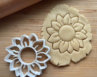 Cortador de galletas de girasol/margarita en varios tamaños