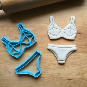 Set of 2 Bikini Cookie Cutters in Multiple Sizes