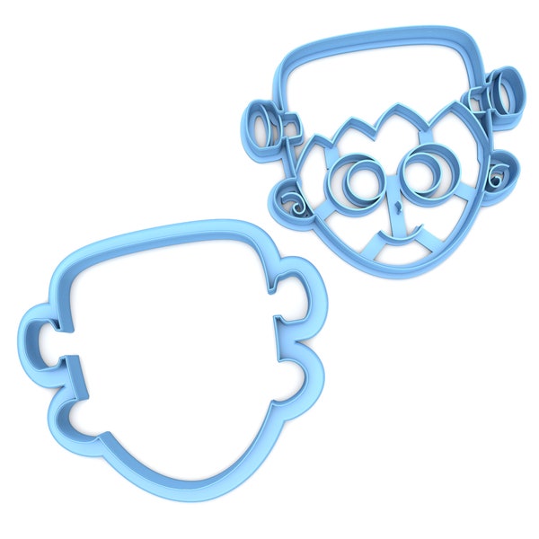 Set of 2 Frankenstein Monster Cookie Cutters/Multi-Size