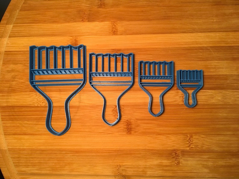 Paint Brush Cookie Cutter/multisize/dishwasher Safe Available Etsy