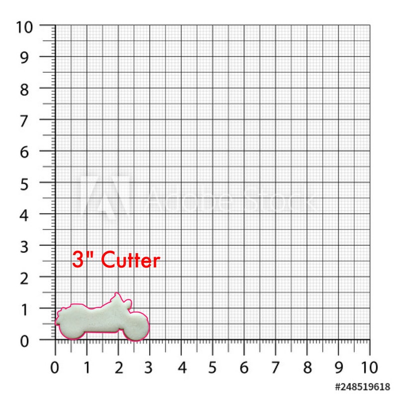 Motorcycle Cookie Cutter/Multi-Size image 9