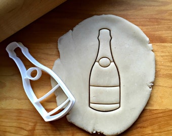 Champagne Bottle Cookie Cutter/Multi-Size