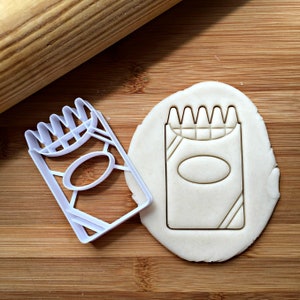 Box of Crayons Cookie  Cutter in Multiple Sizes