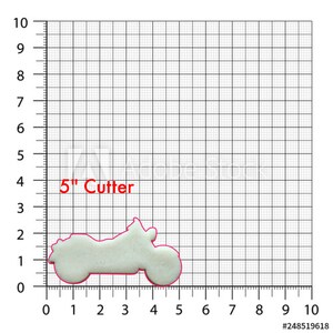 Motorcycle Cookie Cutter/Multi-Size image 6