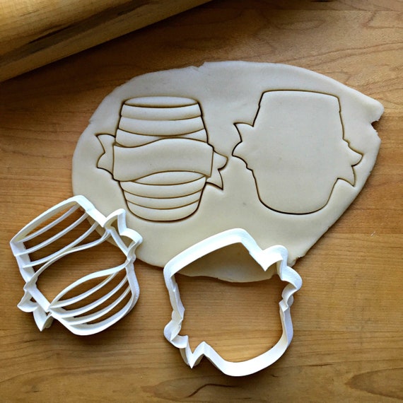 Set of 2 Barrel With Banner Cookie Cutters/multisize Etsy