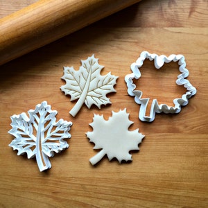 Set of 2 Maple Leaf Cookie Cutter Multi-Size /