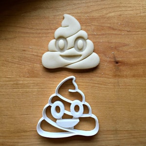 Poop Emoji Cookie Cutter/ Multi-Size image 2