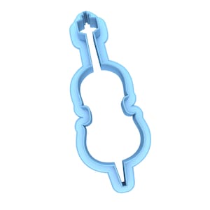 May include: A light blue plastic cookie cutter shaped like a violin.