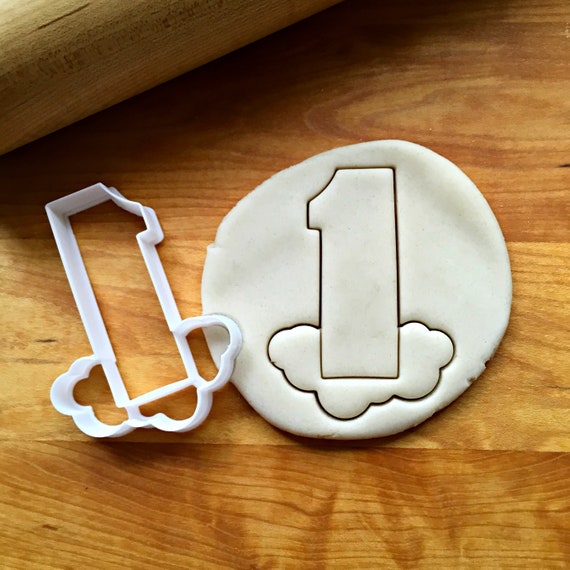 Cloud Number 1 Cookie Cutter/multi-size/dishwasher Safe Available