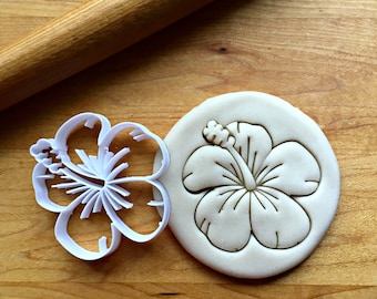 Hibiscus Flower Cookie Cutter in Multiple Sizes