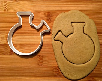 Rounded Flask Cookie Cutter/Multi-Size/Dishwasher Safe Available