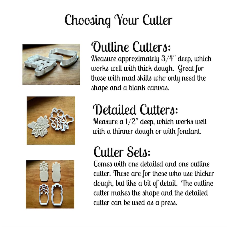Set of 2 Thank You Cookie CuttersMulti-SizeDishwasher Safe Available