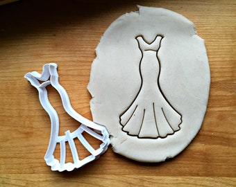 Wedding Dress Cookie Cutter/Multi-Size/Dishwasher Safe Available