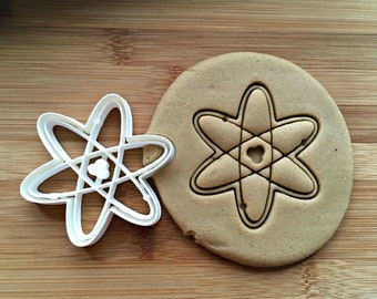 Atom Cookie  Cutter in Multiple Sizes