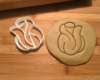 Rose Cookie  Cutter in Multiple Sizes