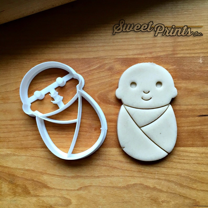 Swaddled Baby Cookie Cutter/multisize Etsy