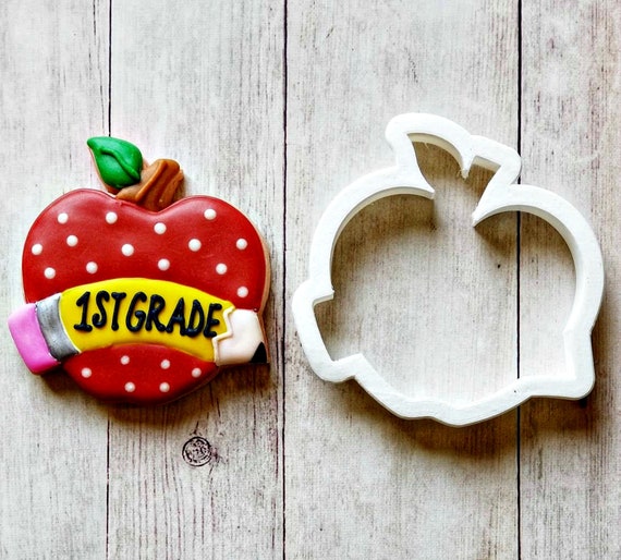 Apple Banner Cookie Cutter/ Multi-size/dishwasher Safe Available 