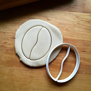 Coffee Bean Cookie Cutter Multi-Size/Choose Standard or Dishwasher Safe /