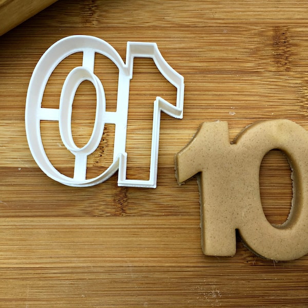 Number 10 Cookie Cutter/Multi-Size/Dishwasher Safe Available *New Sizing*